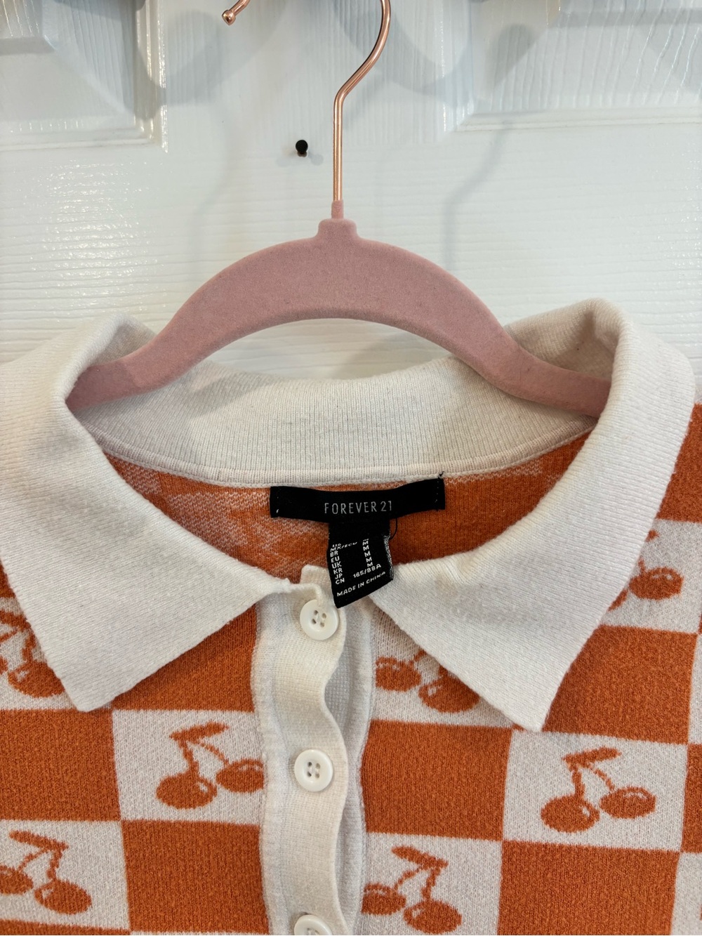 Forever21 Checkered Sweater S - Picture 3 of 3